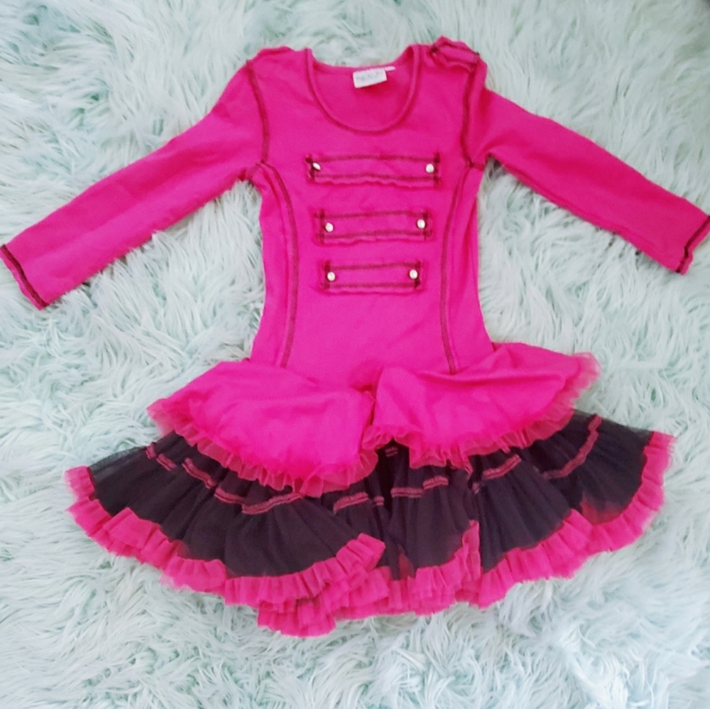 Little girls Ooh! La La Couture Pink Tutu Dress 6
